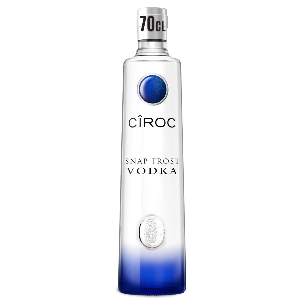 Cîroc Snap Frost Ultra-Premium Vodka 70cl bottle on a white background