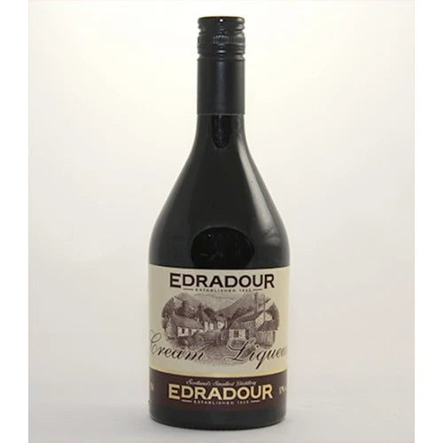 Edradour Cream Liqueur, 70cl bottle on a white background