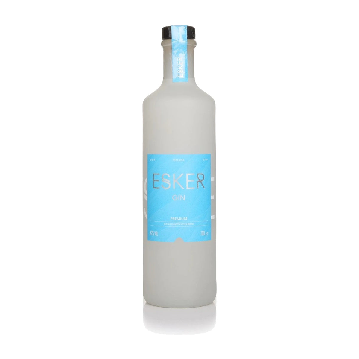 Esker Premium Scottish Gin 70cl bottle on a white background