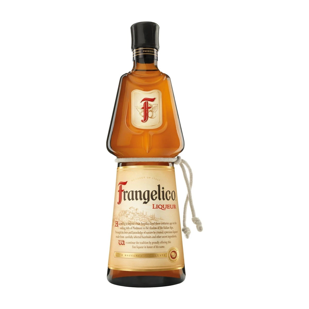 Frangelico Hazelnut Liqueur 70cl bottle on a white background
