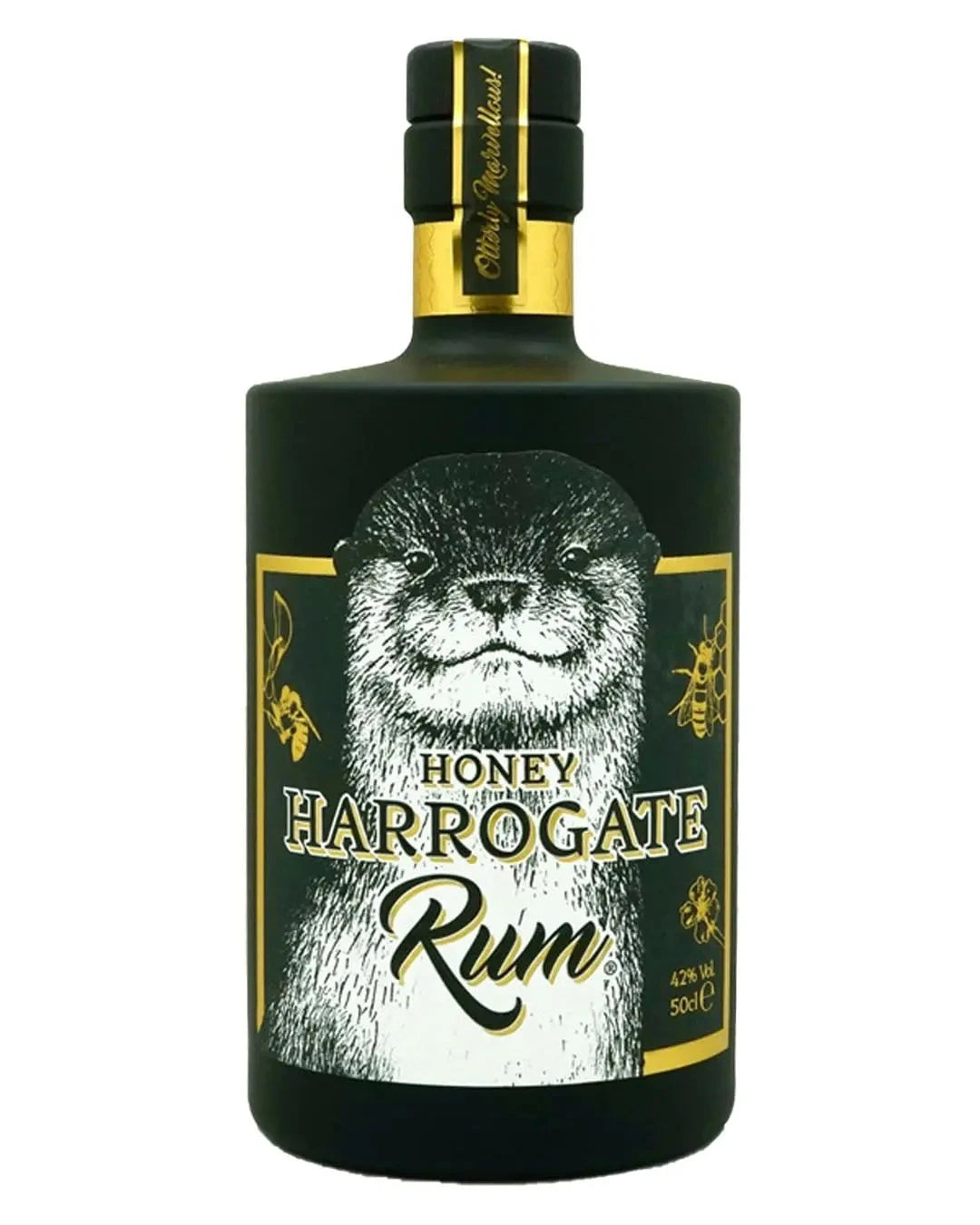 Harrogate Tipple Honey Rum, 50cl bottle on a white background