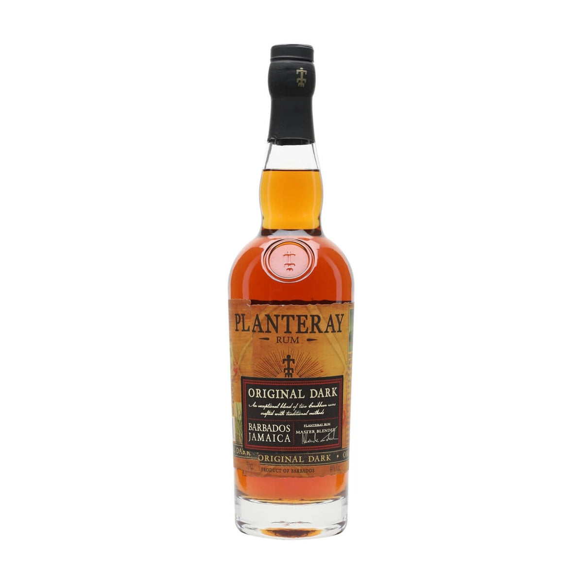 Planteray Original Dark Rum 70cl bottle on a white background