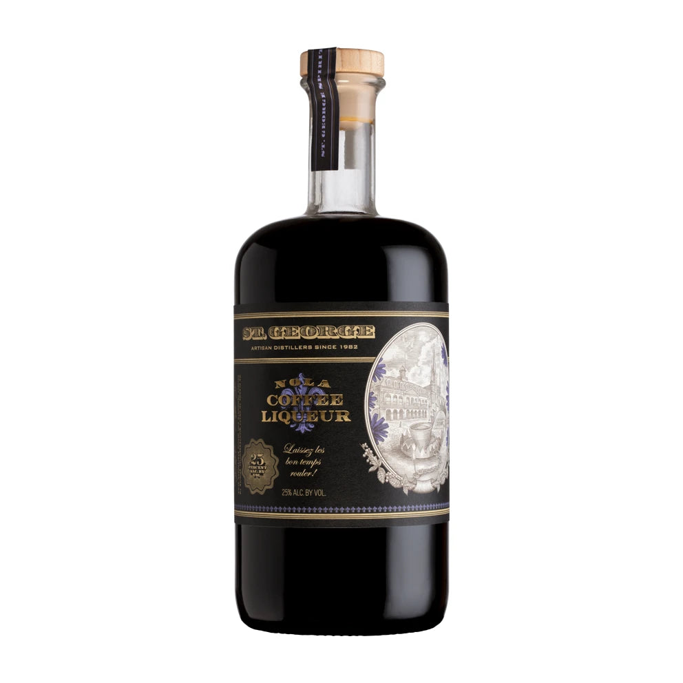 St. George NOLA Coffee Liqueur 70cl bottle, 25% ABV New Orleans style coffee liqueur