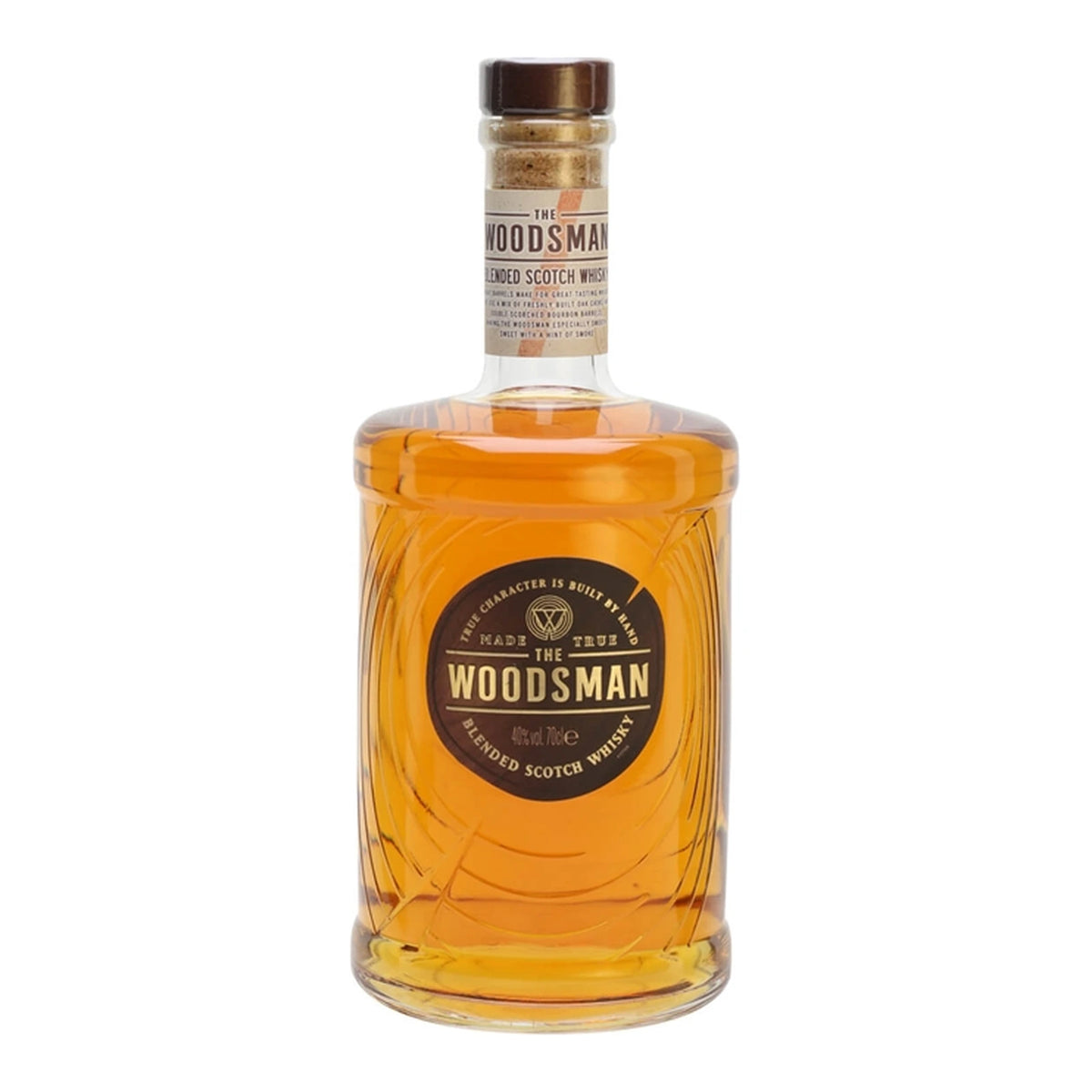 The Woodsman Blended Scotch Whisky bottle, 70cl