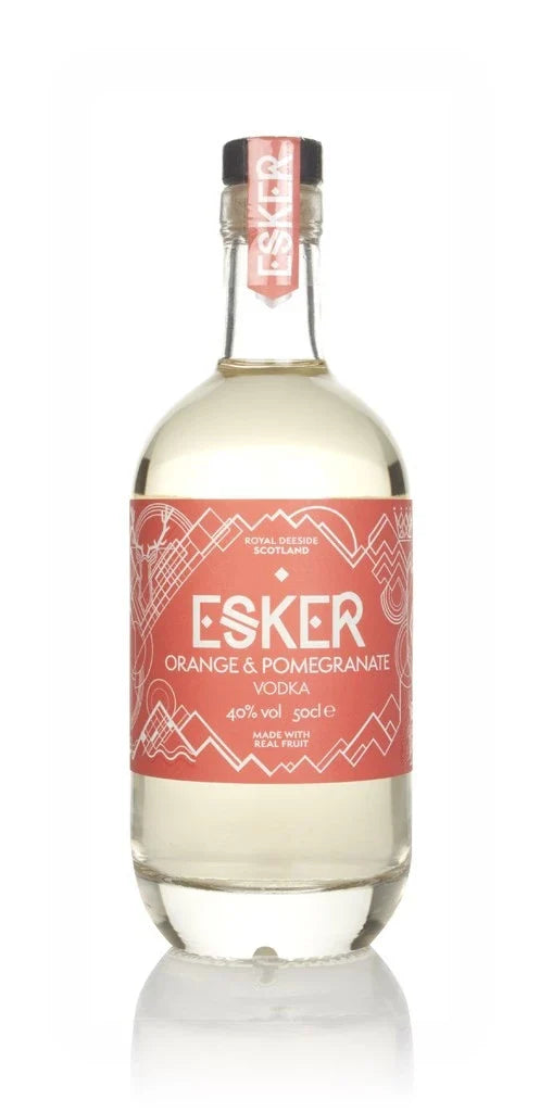 Esker Orange & Pomegranate Vodka bottle, 70cl