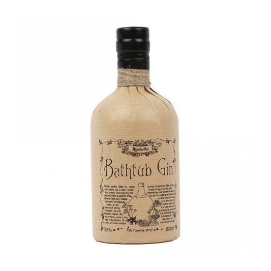 Bottle of Ableforth's Bathtub Gin 70cl on a white background