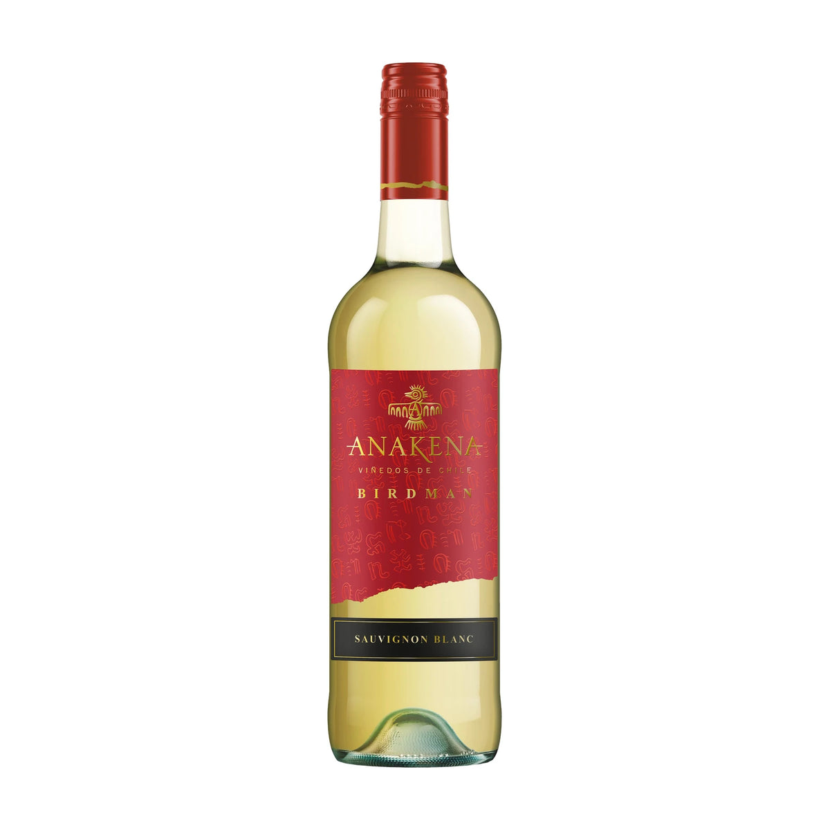 Anakena Birdman Sauvignon Blanc 75cl bottle on a white background