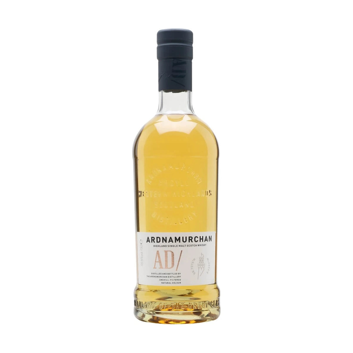 Ardnamurchan AD Single Malt Scotch Whisky, 70cl bottle on a white background