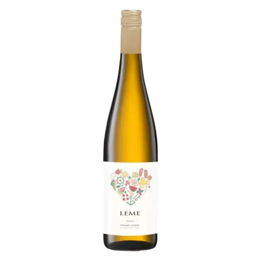 Leme Avesso Vinho Verde white wine bottle, Portugal, 75cl, white background