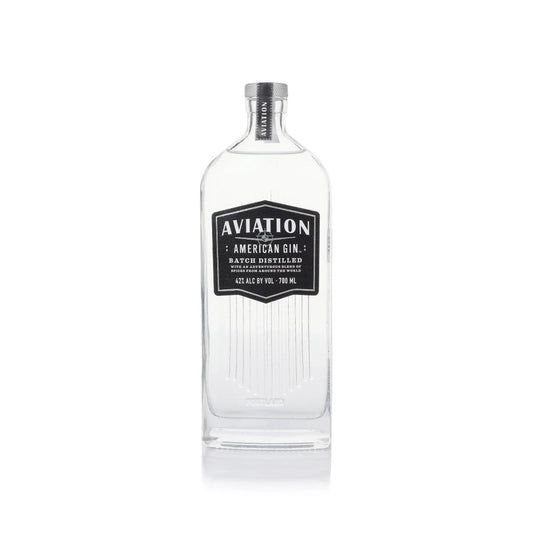 Aviation American Gin 70cl bottle on a white background