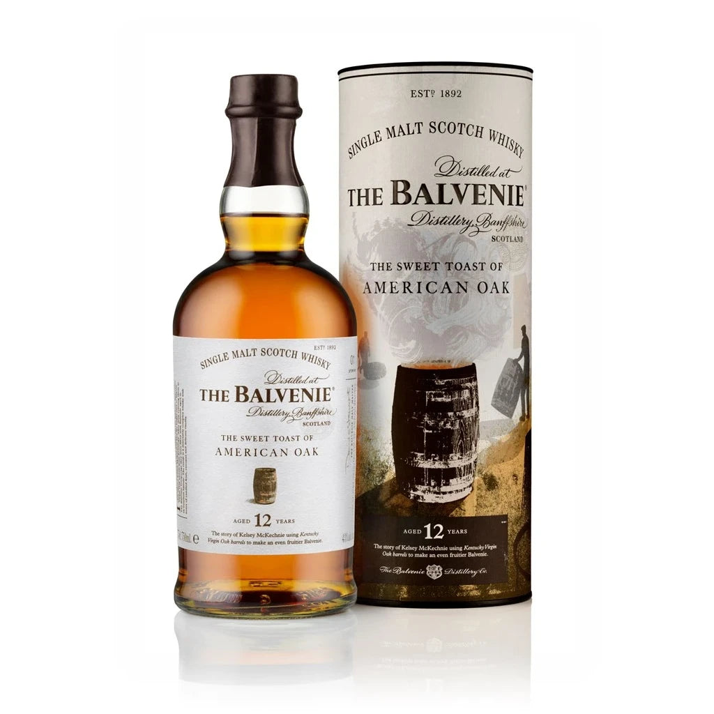Bottle of The Balvenie Stories 12 Year Old The Sweet Toast of American Oak Single Malt Scotch Whisky, 70cl
