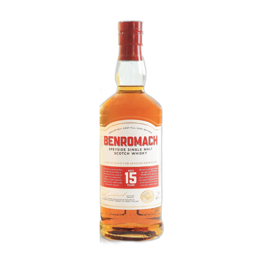 Benromach 15 Year Old Speyside Single Malt Scotch Whisky bottle, 70cl