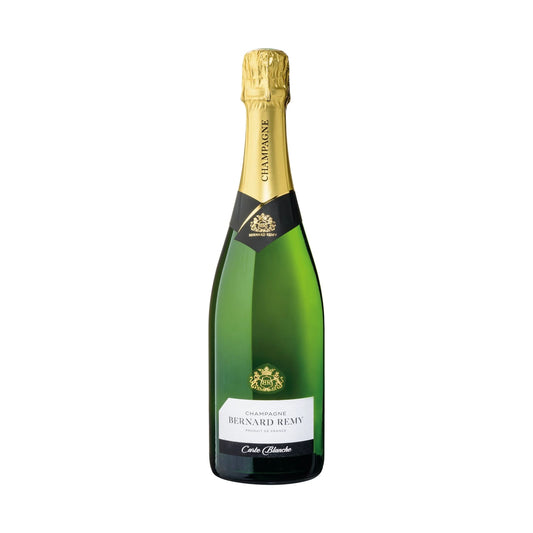 Bottle of Bernard Remy Brut Carte Blanche NV Champagne, 75cl, on a white background