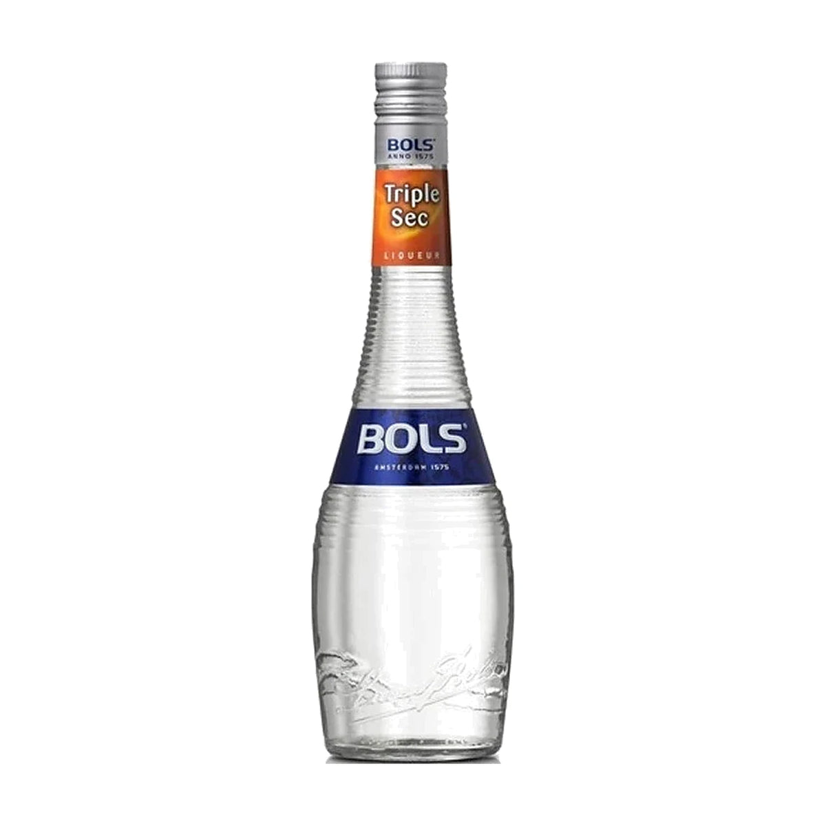 Bols Triple Sec Liqueur, 70cl bottle on a white background