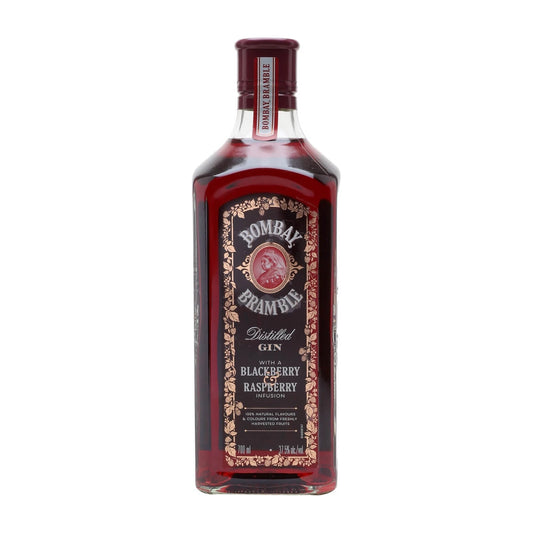 Bombay Bramble Gin 70cl bottle on a white background