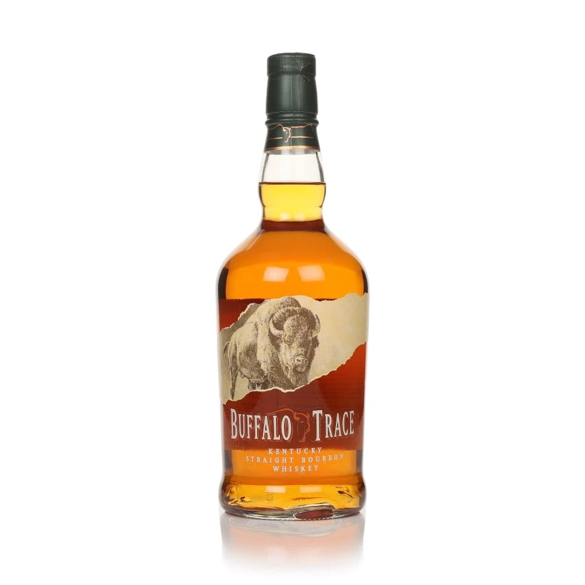 Buffalo Trace Kentucky Straight Bourbon Whiskey 70cl bottle on a white background
