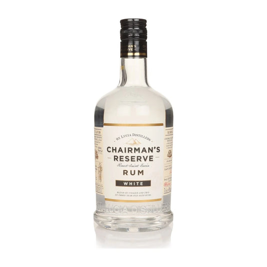 Chairman's Reserve White Rum bottle on white background