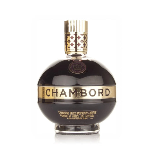 Chambord Black Raspberry Liqueur 70cl bottle on a white background