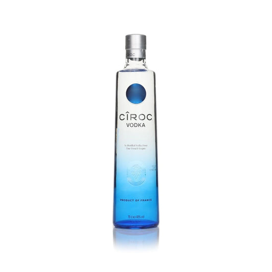 Ciroc Vodka 70cl bottle on a white background