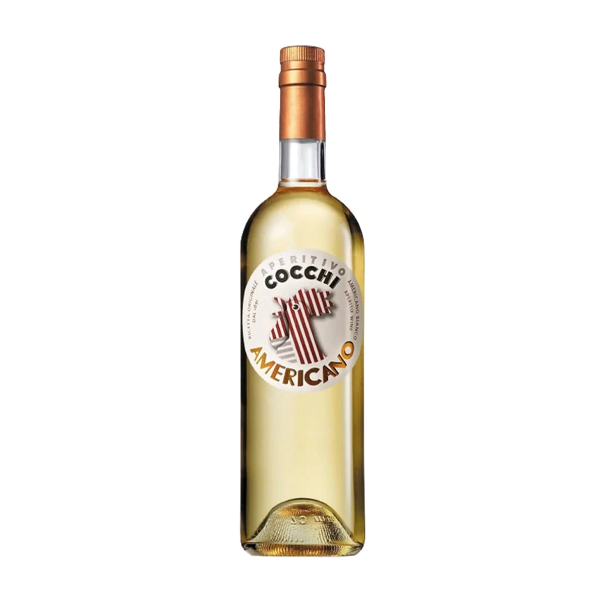 Cocchi Americano Aperitivo, 75cl bottle on a white background