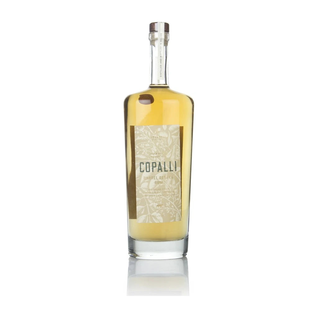 Copalli Barrel Rested Rum bottle on white background
