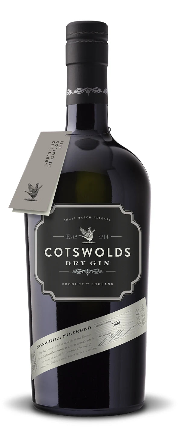 Bottle of Cotswolds Dry Gin, 70cl