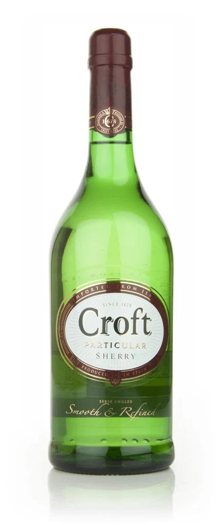Bottle of Croft Particular Pale Amontillado Sherry, 75cl