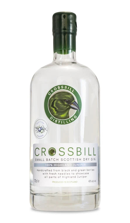 Bottle of Crossbill Green Dry Gin, 70cl