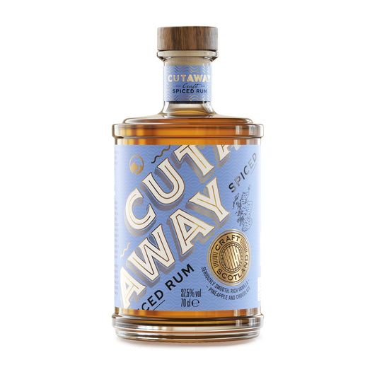 Cutaway Craft Spiced Rum 70cl bottle by Lost Loch Spirits