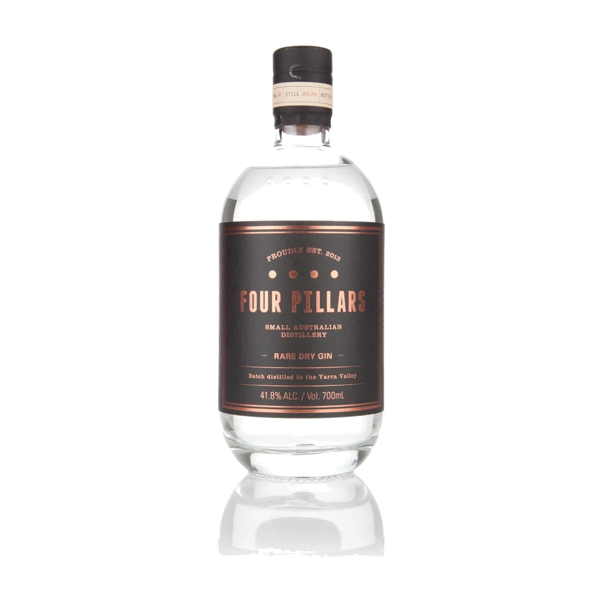 Four Pillars Rare Dry Gin, 70cl bottle on a white background