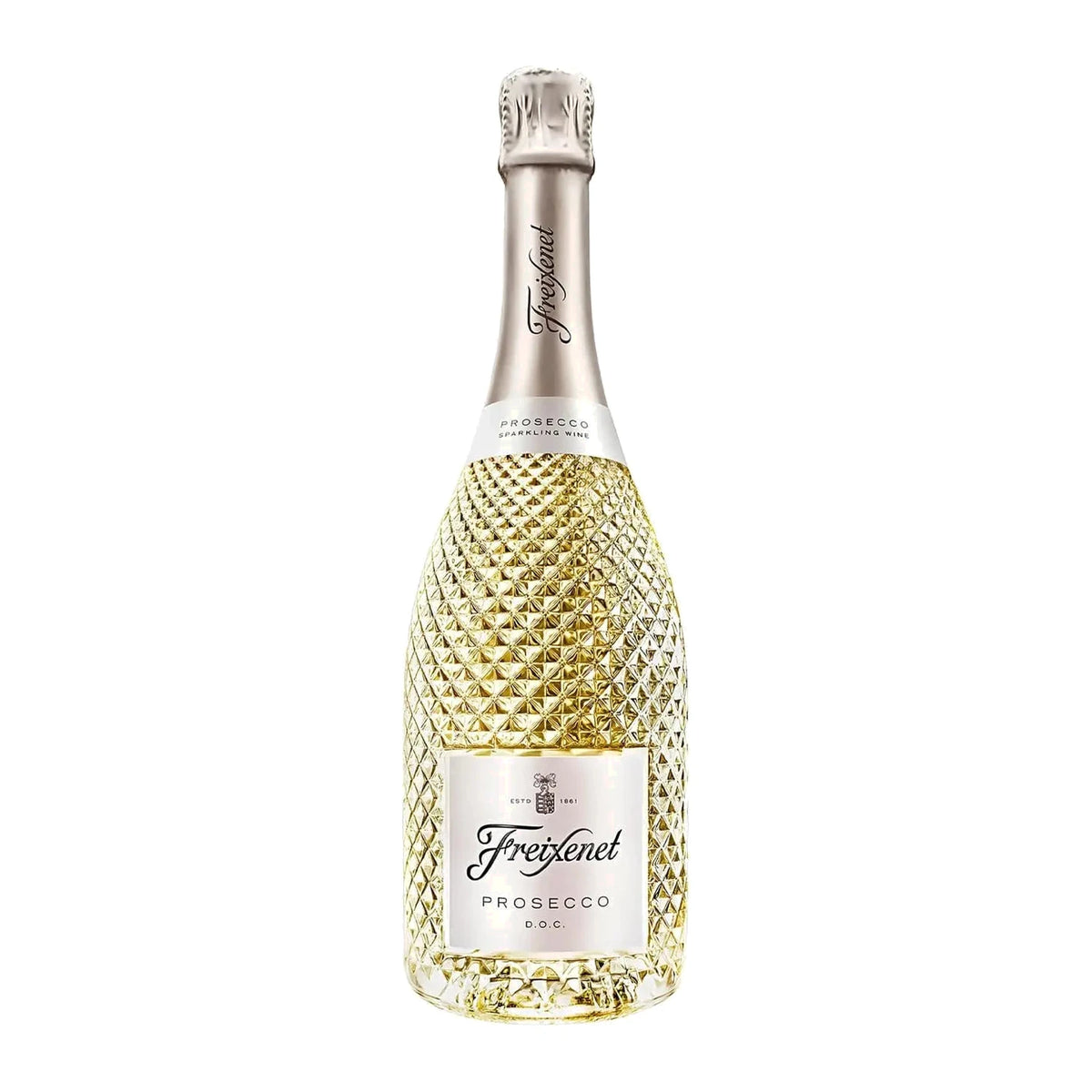 Freixenet Prosecco DOC 75cl bottle on a white background