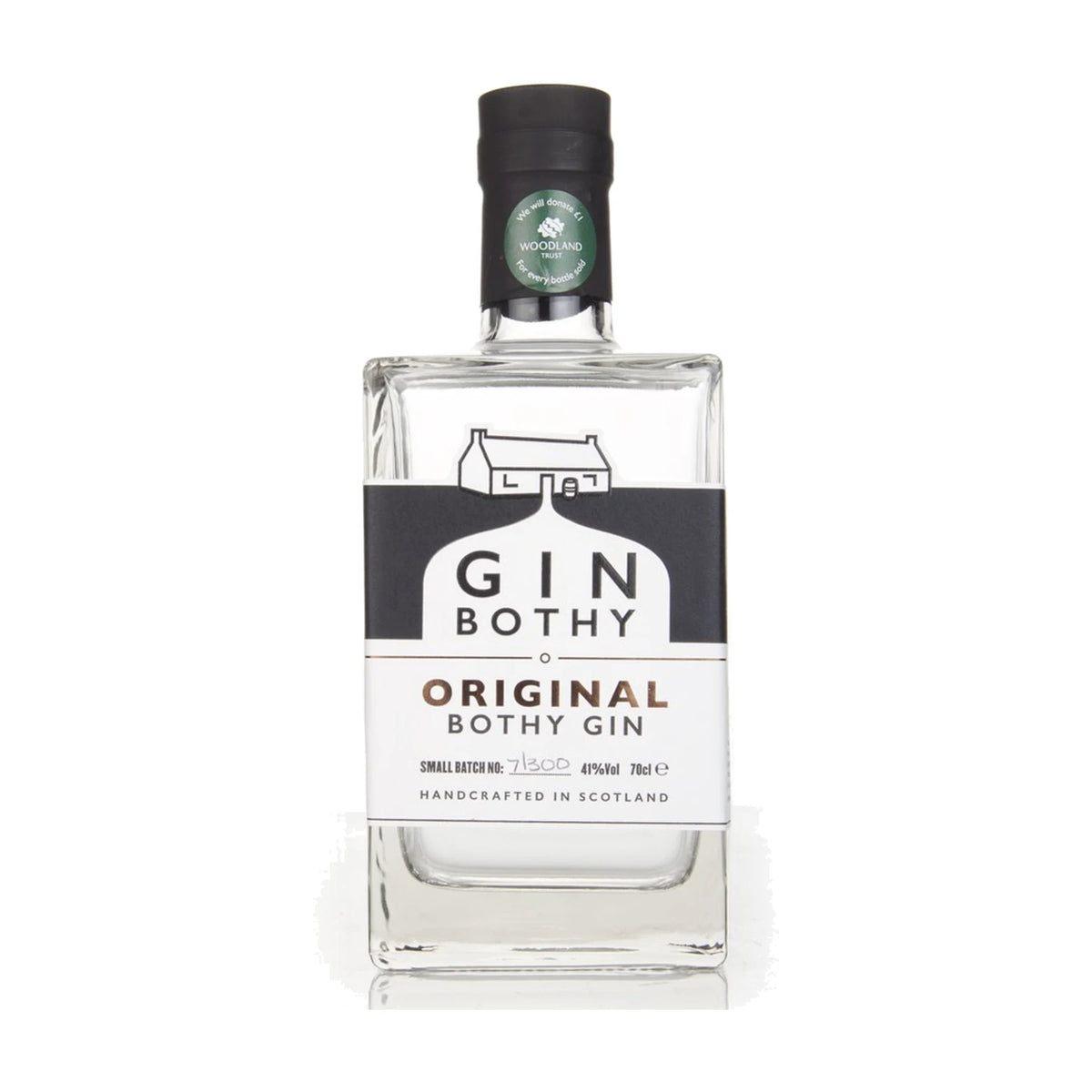 Gin Bothy Original Gin 70cl bottle on a white background