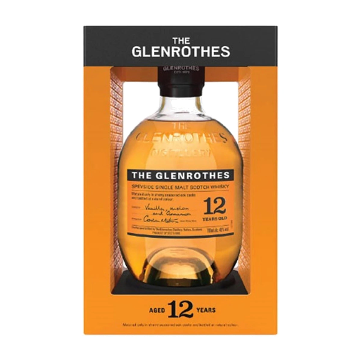 Glenrothes 12 Year Old Speyside Single Malt Scotch Whisky 70cl bottle