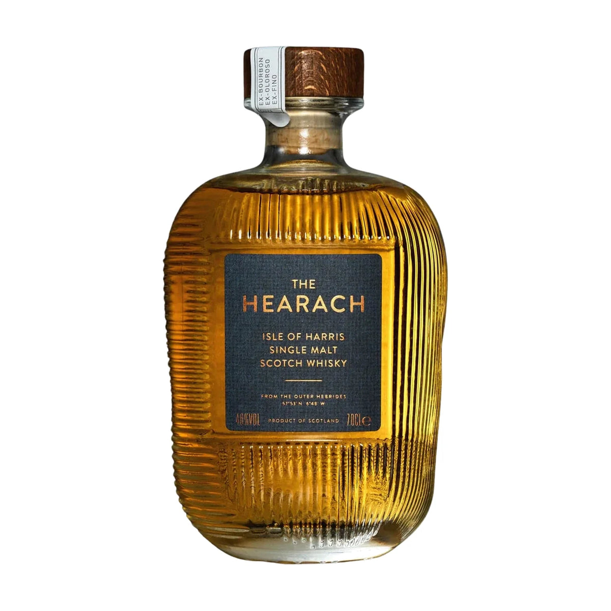 Isle of Harris The Hearach Single Malt Scotch Whisky, 70cl bottle on a white background