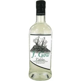 J. Gow Culverin Orkney White Rum, 70cl bottle on a white background