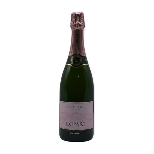 Llopart Corpinnat Rosé Brut Reserva, Penedès, Spain, 75cl bottle on a white background