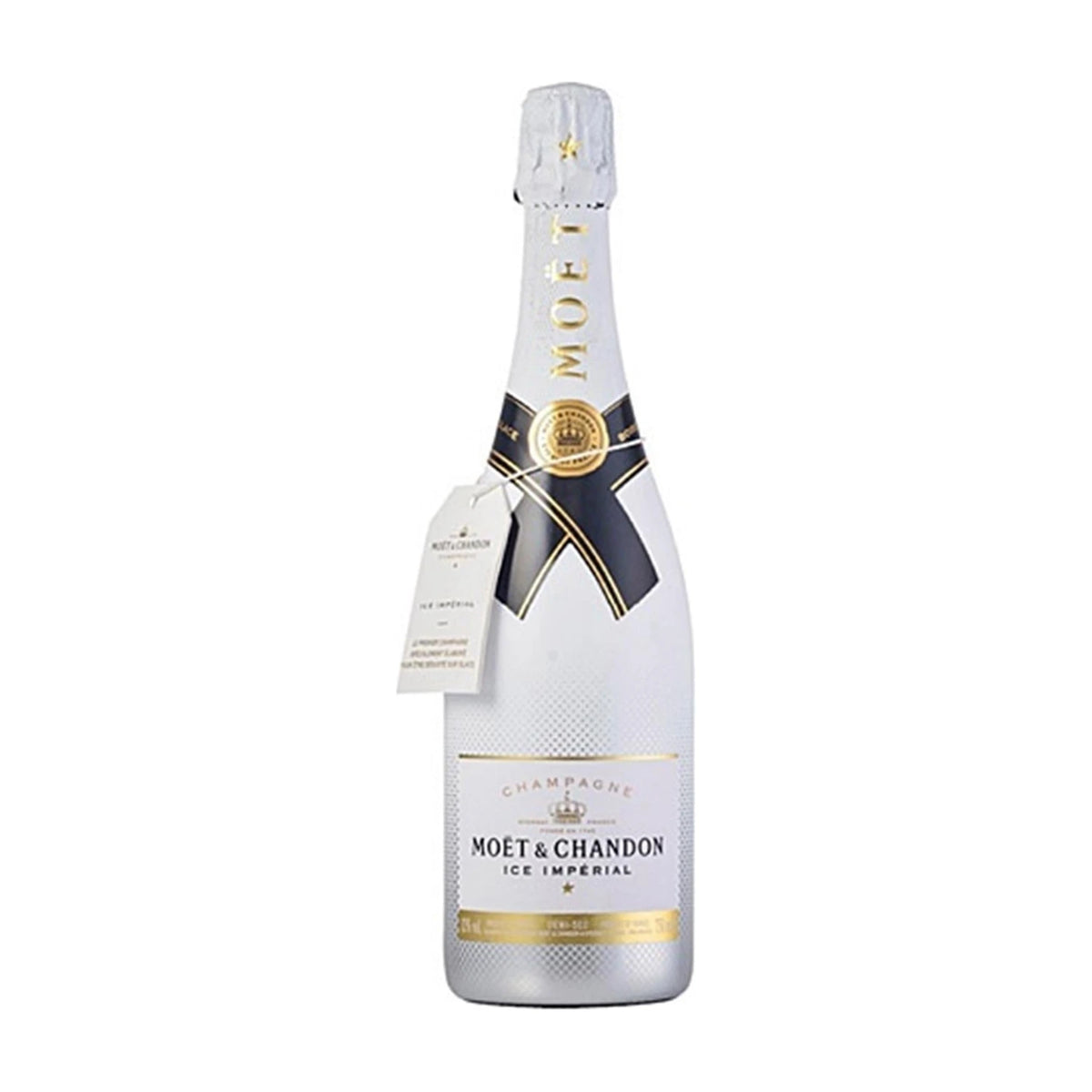 Moët & Chandon Ice Impérial NV Champagne 75cl bottle on a white background