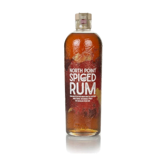 North Point Spiced Rum, 70cl bottle on a white background