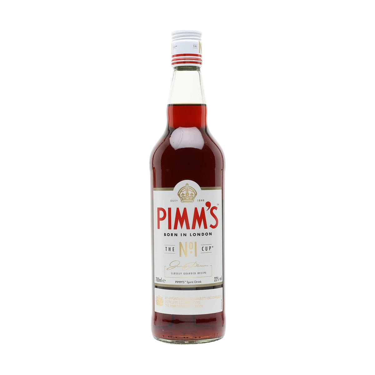 Pimm's No. 1 Cup, 70cl bottle on a white background