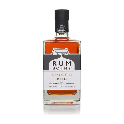 Rum Bothy Spiced Rum, 70cl bottle on a white background