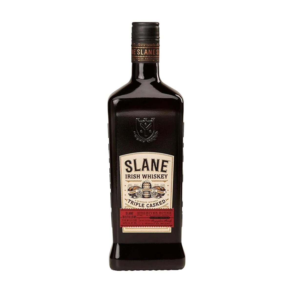 Slane Irish Whiskey, 70cl bottle on a white background