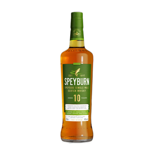Speyburn 10 Year Old Speyside Single Malt Scotch Whisky bottle, 70cl