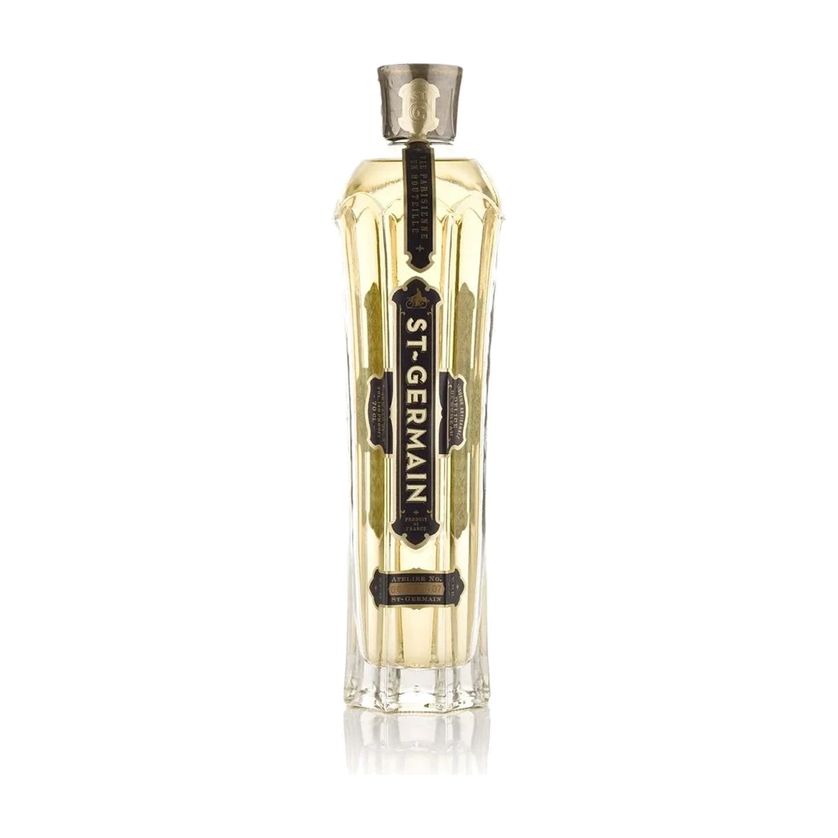 St-Germain Elderflower Liqueur, 70cl bottle on a white background