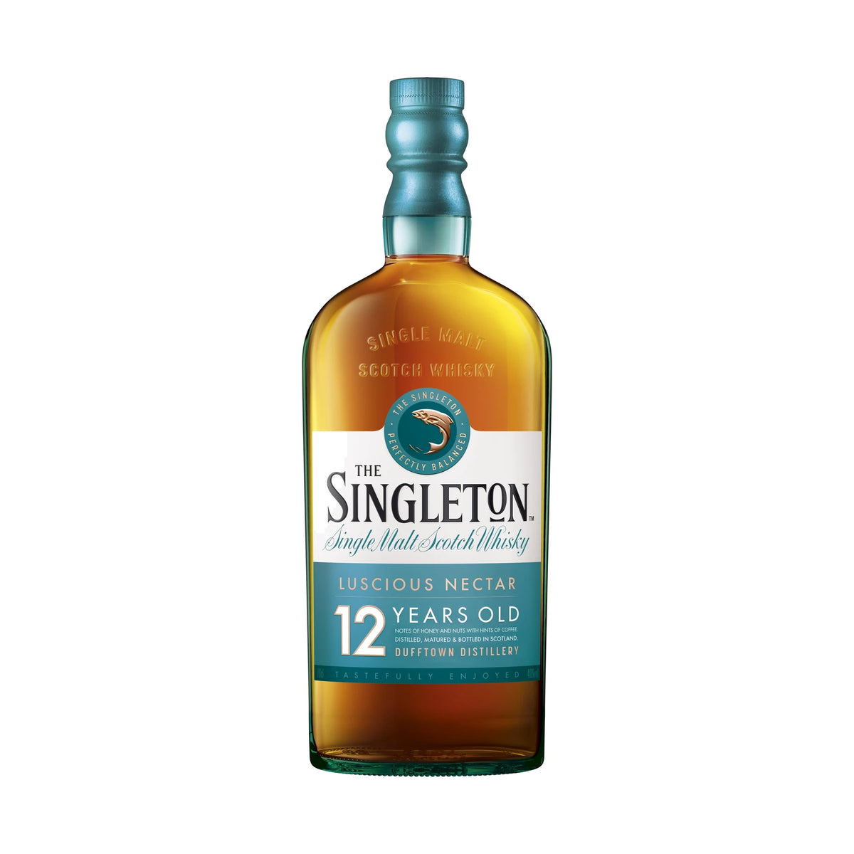 The Singleton of Dufftown 12 Year Old Speyside Single Malt Scotch Whisky 70cl bottle on a white background