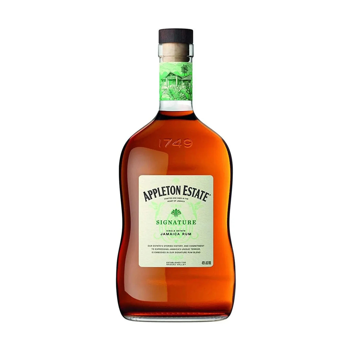 Bottle of Appleton Estate Signature Blend Rum 70cl on a white background
