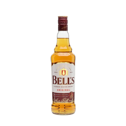 Bottle of Bell's Original Blended Scotch Whisky 70cl on a white background