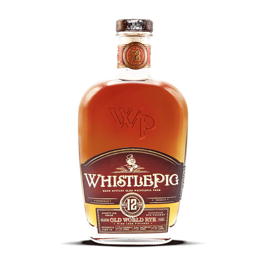 WhistlePig 12 Year Old Old World Rye Whiskey bottle, 70cl