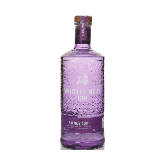 Whitley Neill Handcrafted Parma Violet Gin 70cl bottle on a white background