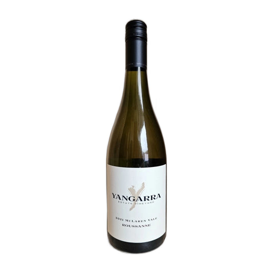 Bottle of Yangarra Estate Roussanne 2021, McLaren Vale, Australia, organic biodynamic white wine, 75cl
